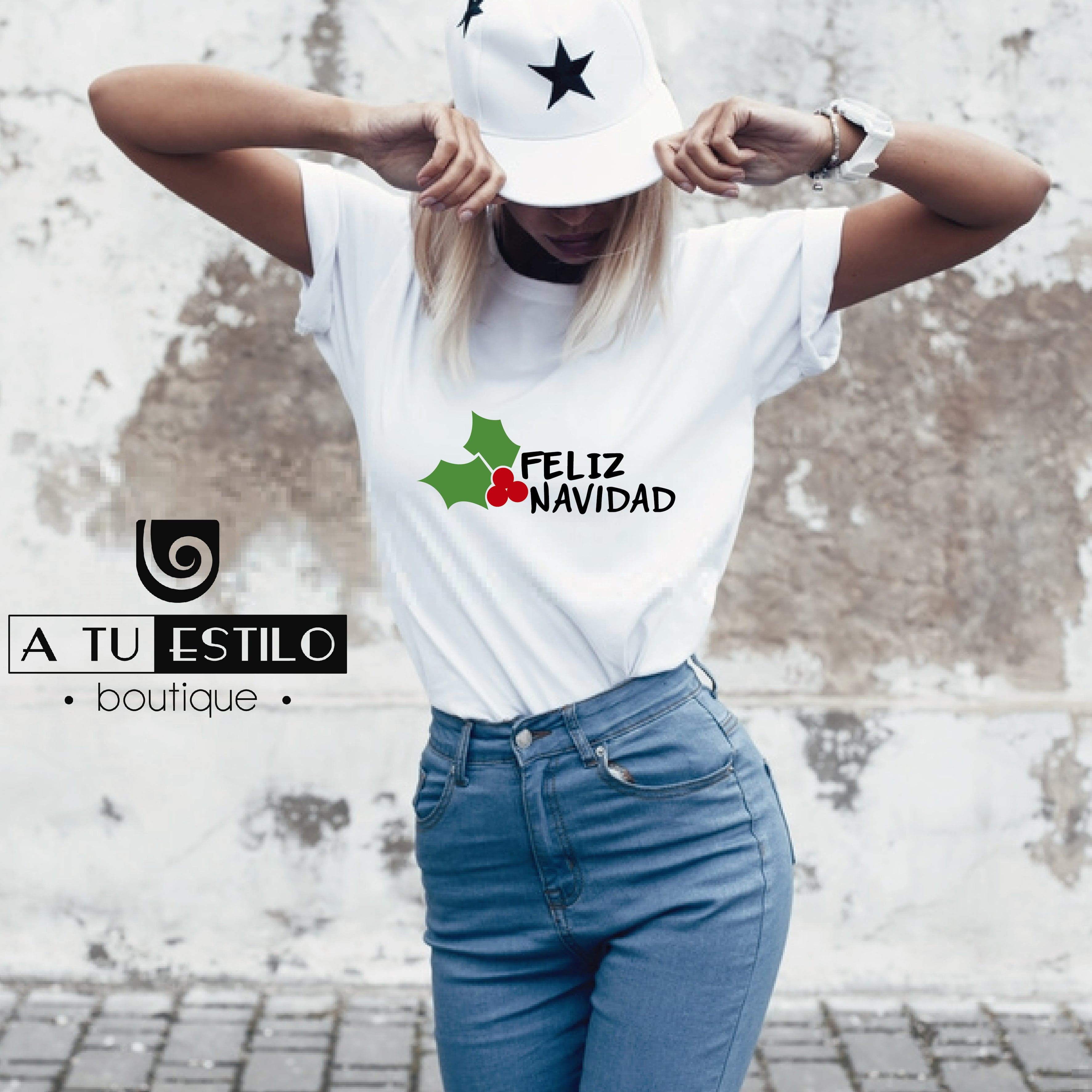 Camiseta T-shirt mujer navidad FELIZ NAVIDAD 4 — foto 1