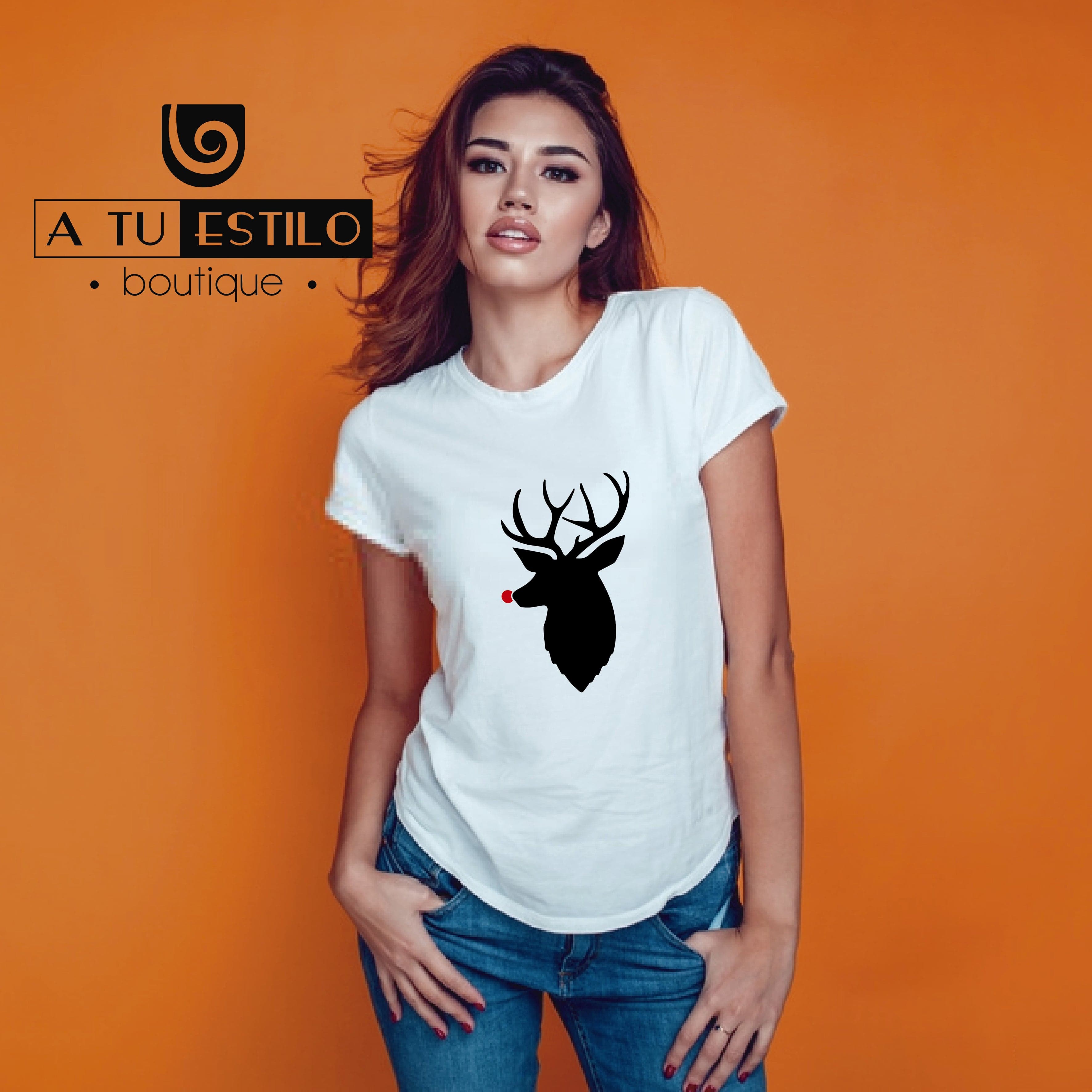 Camiseta T-shirt mujer navidad RENO 2 — foto 1