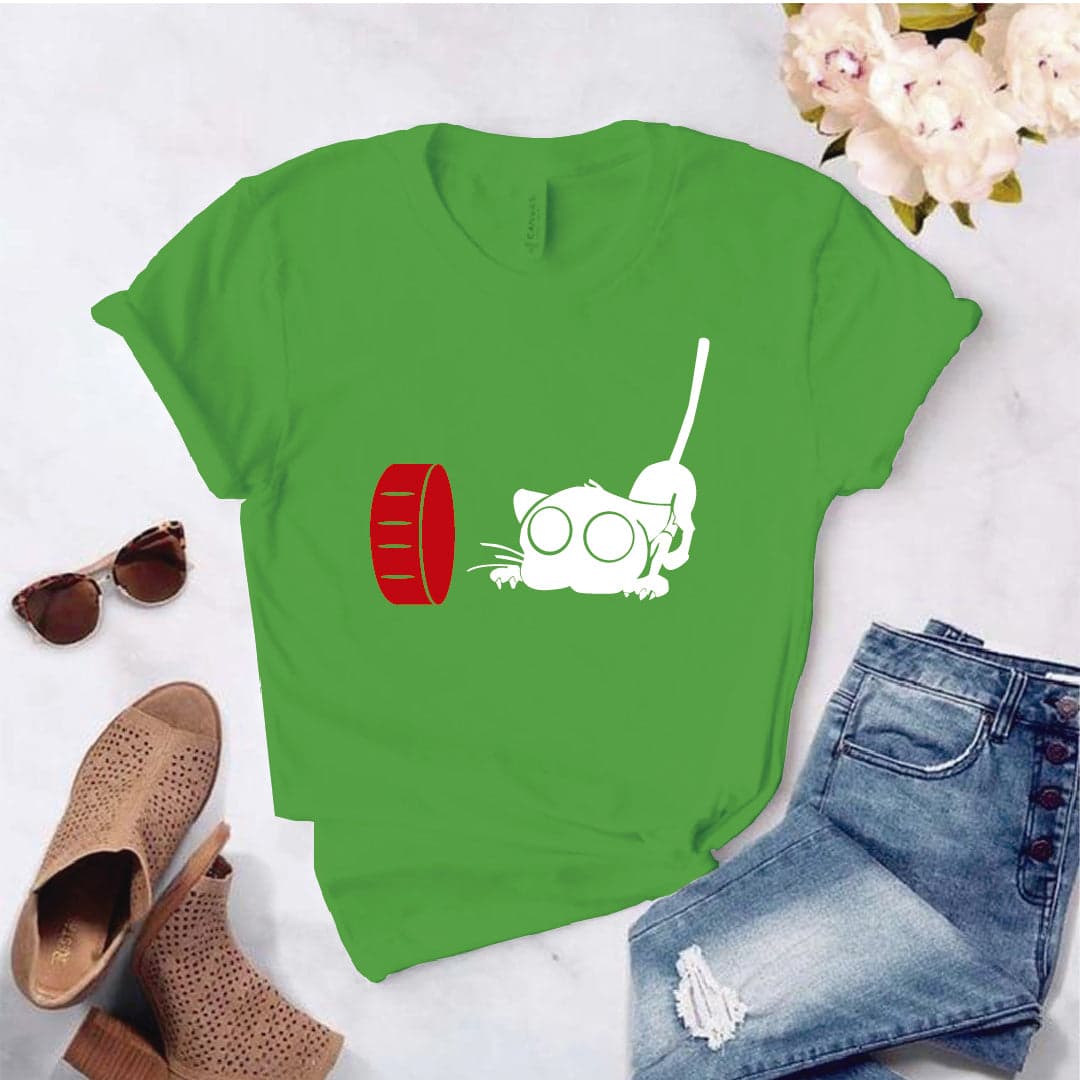 Camisa estampada  tipo T-shirt  Catbull (Gato) — foto 5