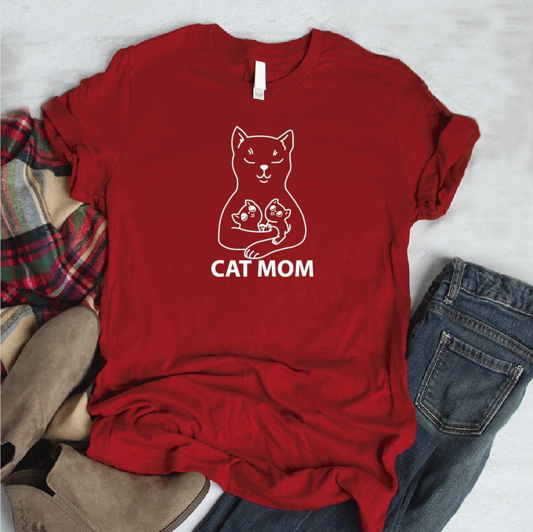 Camisa estampada  tipo T-shirt  Cat mom 3 — foto 6