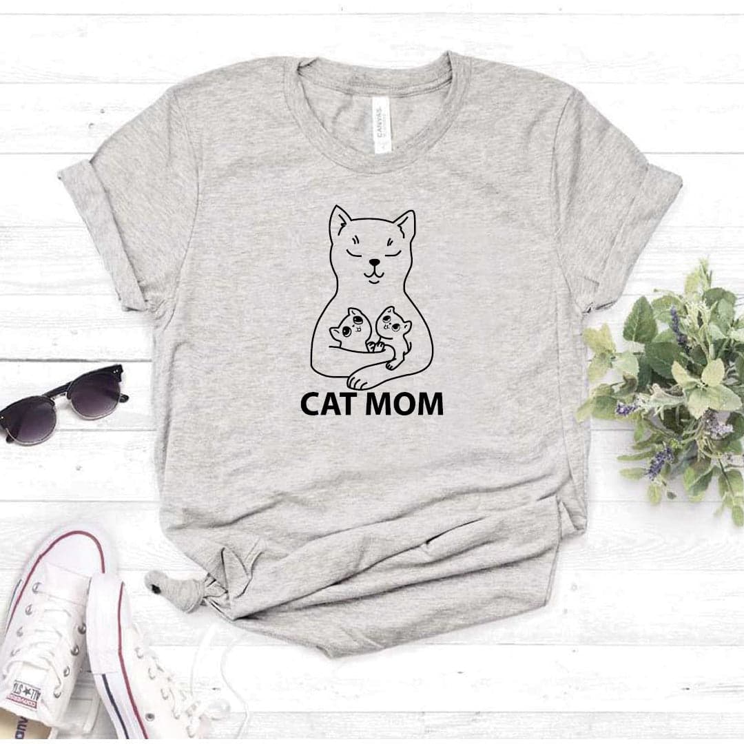 Camisa estampada  tipo T-shirt  Cat mom 3 — foto 7