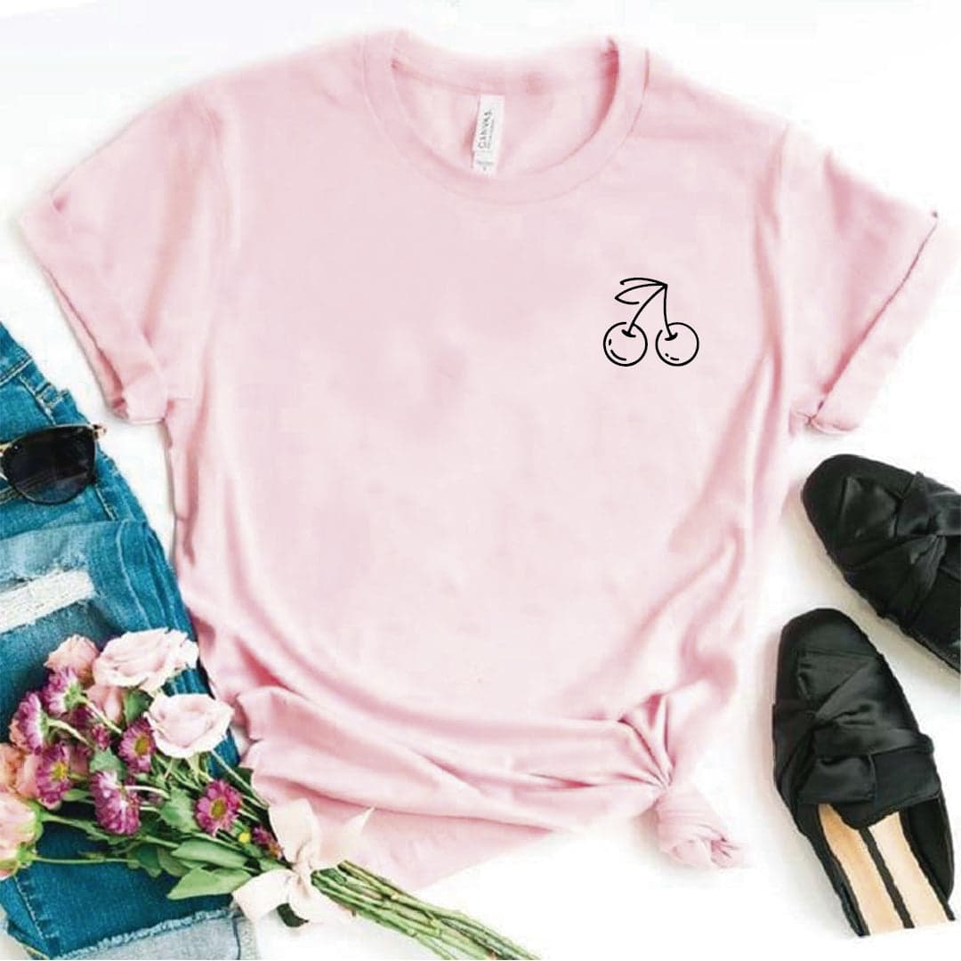 Camisa estampada  tipo T-shirt CEREZA BOLSILLO — foto 6