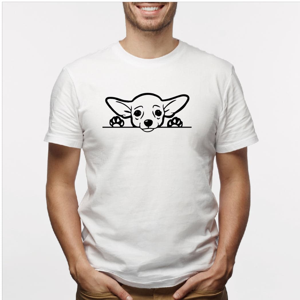 Camisa estampada para hombre  tipo T-shirt Chiguagua — foto 4