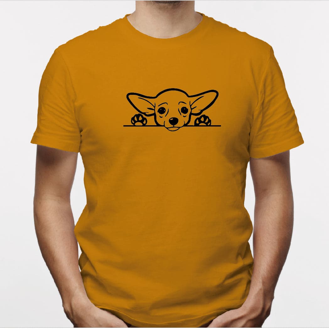 Camisa estampada para hombre  tipo T-shirt Chiguagua — foto 1