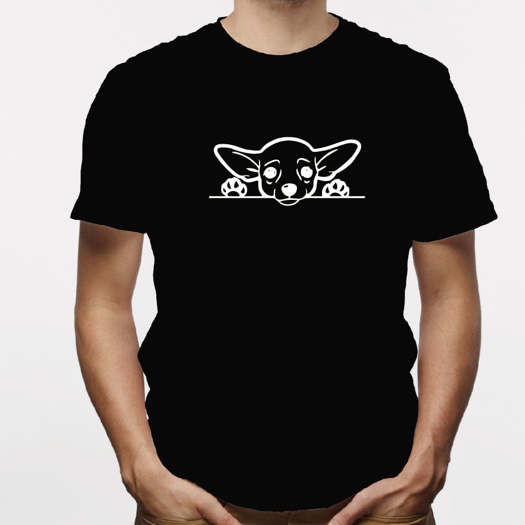 Camisa estampada para hombre  tipo T-shirt Chiguagua — foto 2