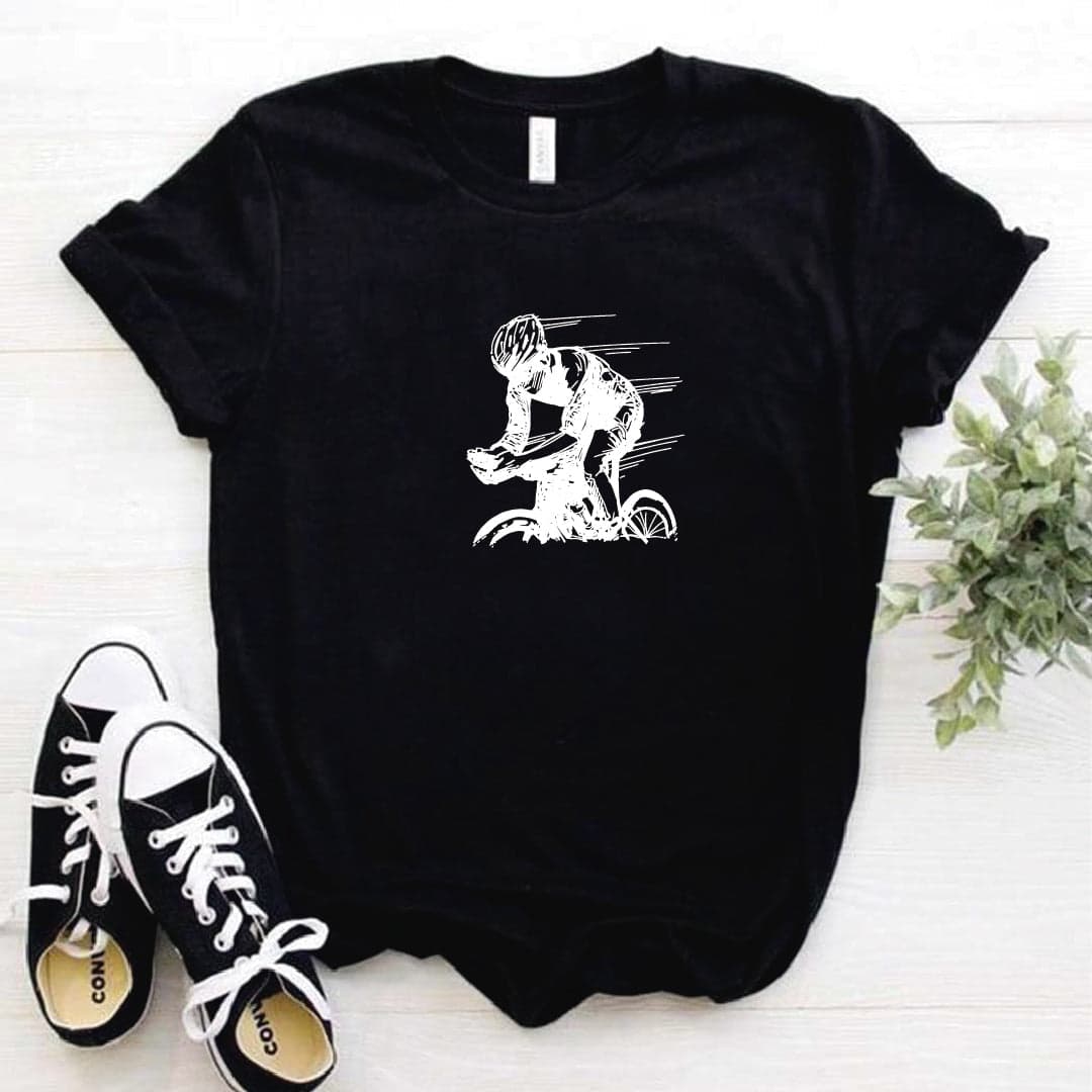 Camisa estampada  tipo T-shirt Ciclista Dibujo — foto 3
