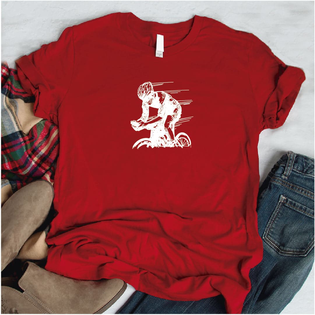 Camisa estampada  tipo T-shirt Ciclista Dibujo — foto 6