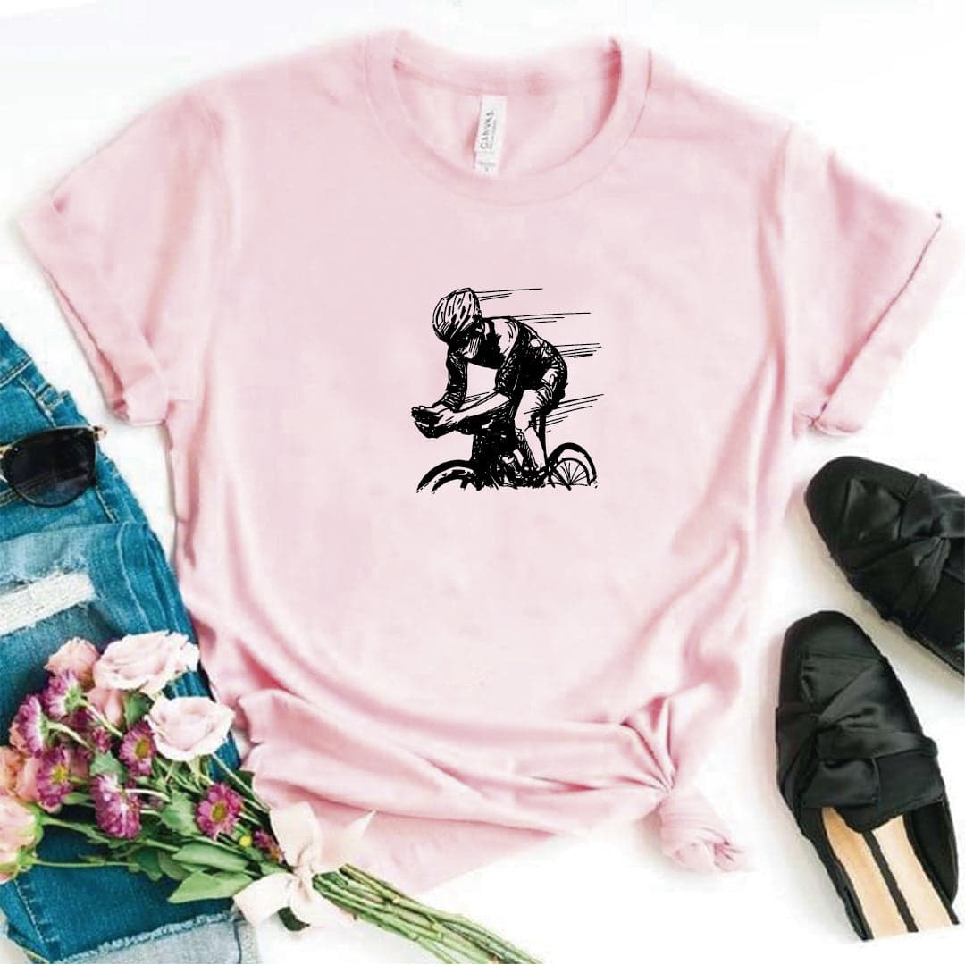 Camisa estampada  tipo T-shirt Ciclista Dibujo — foto 7