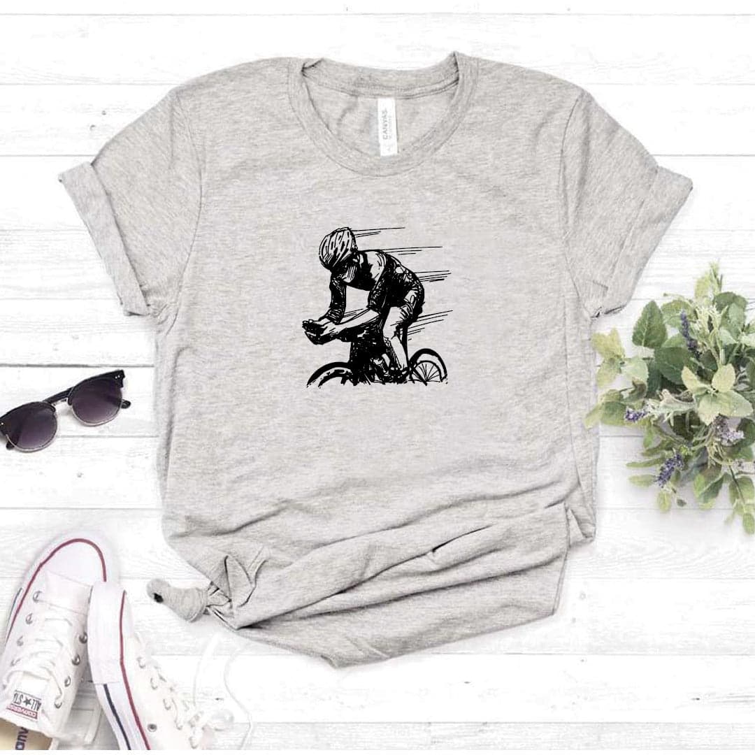 Camisa estampada  tipo T-shirt Ciclista Dibujo — foto 8