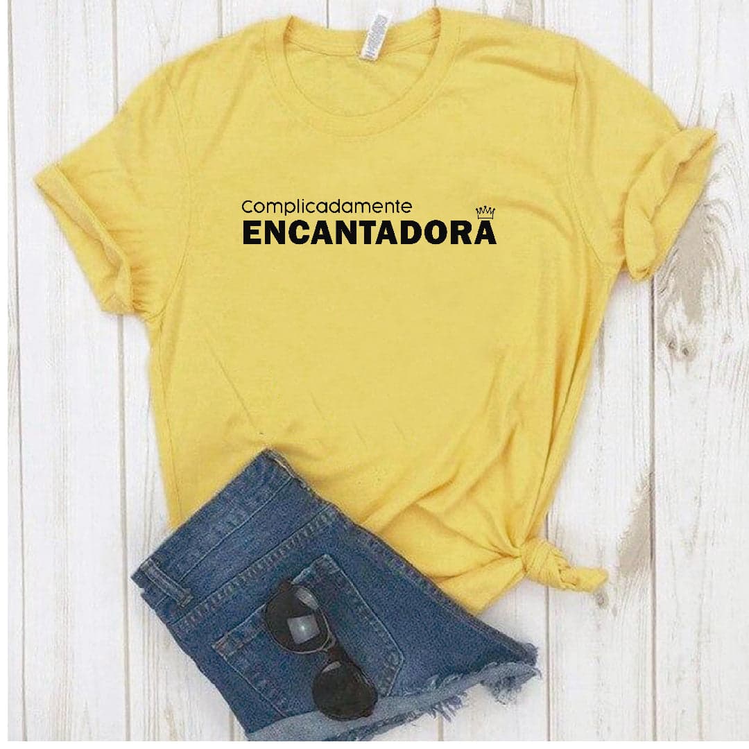 Camiseta Estampada T-shirt Complicadamente encantadora — foto 5