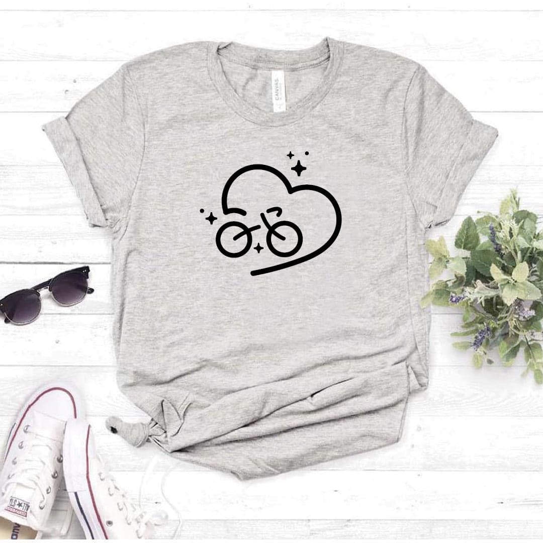 Camisa estampada  tipo T-shirt CORAZON BICICLETA — foto 2