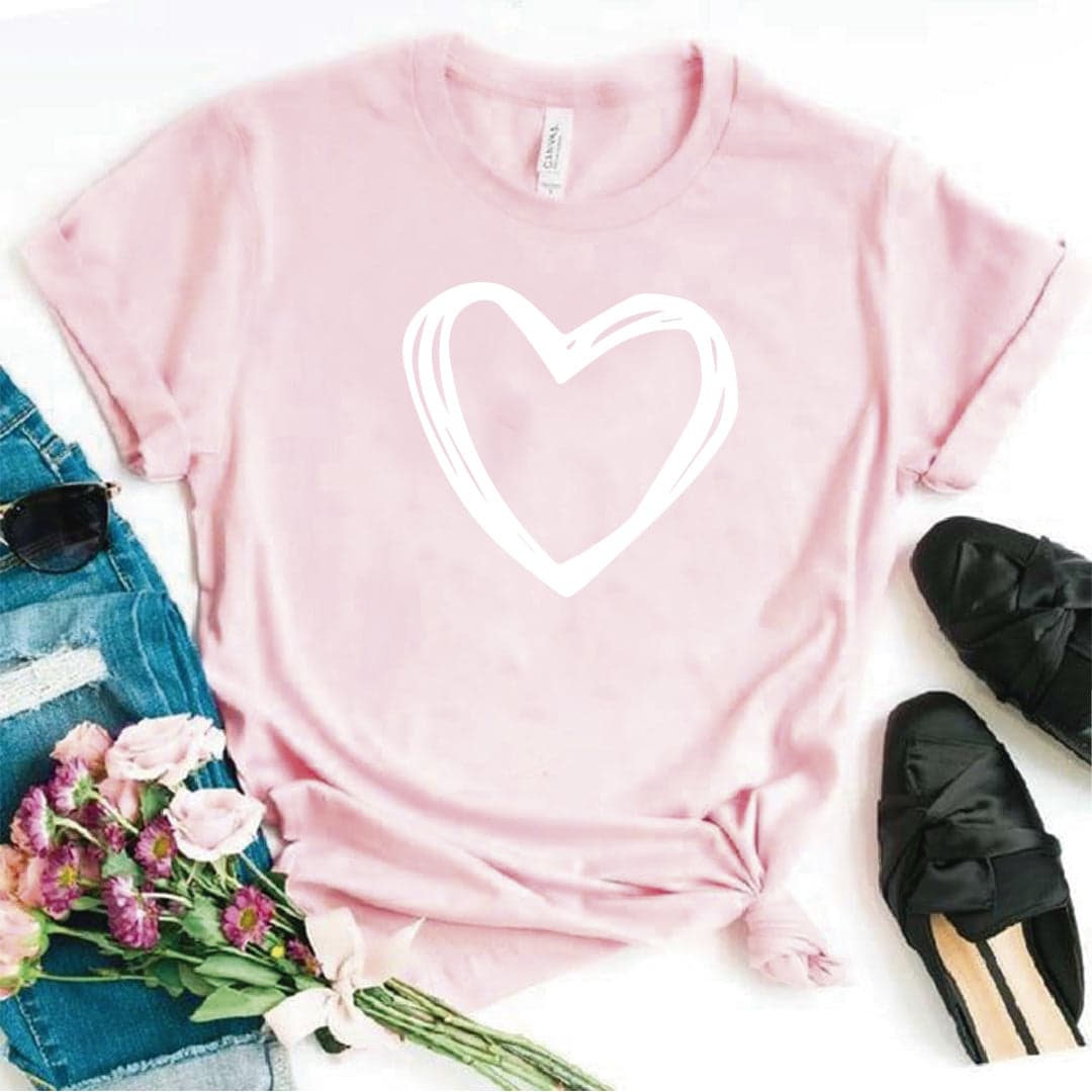 Camiseta estampada T-shirt Corazón Grande — foto 5