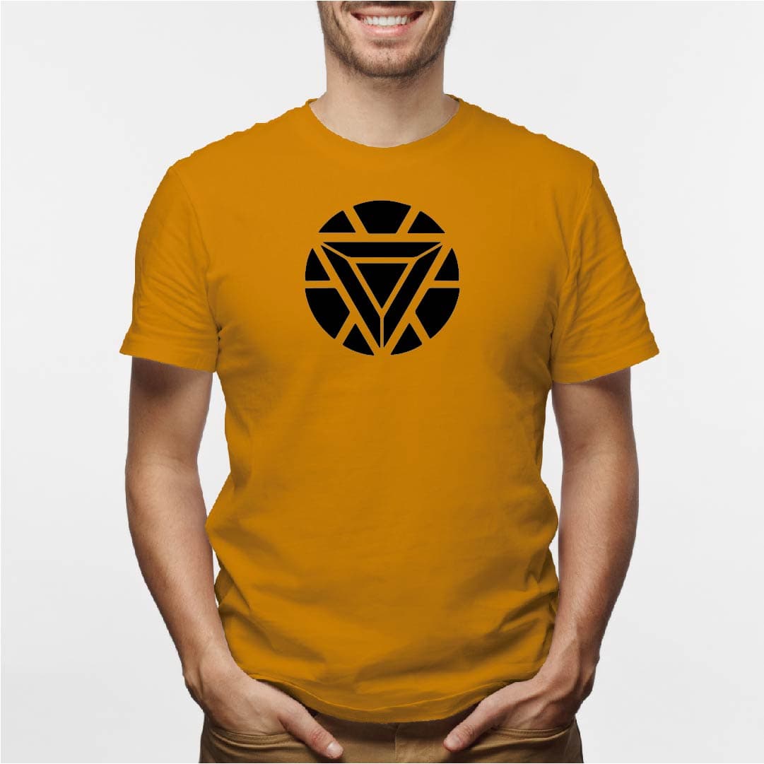 Camisa estampada para hombre  tipo T-shirt Corazón Iron man — foto 2