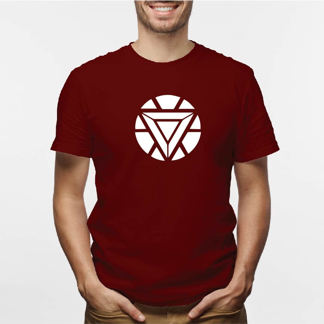 Camisa estampada para hombre  tipo T-shirt Corazón Iron man — foto 3