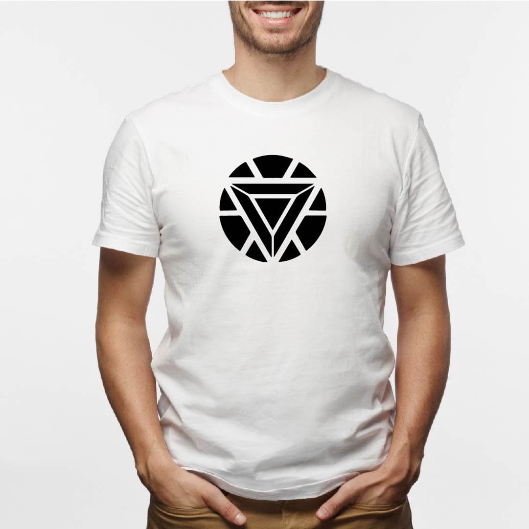 Camisa estampada para hombre  tipo T-shirt Corazón Iron man — foto 4