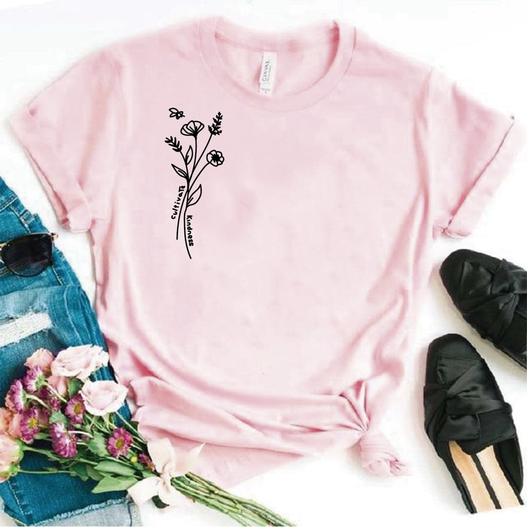 Camisa estampada  tipo T-shirt Cultive kidnes flor nueva — foto 7