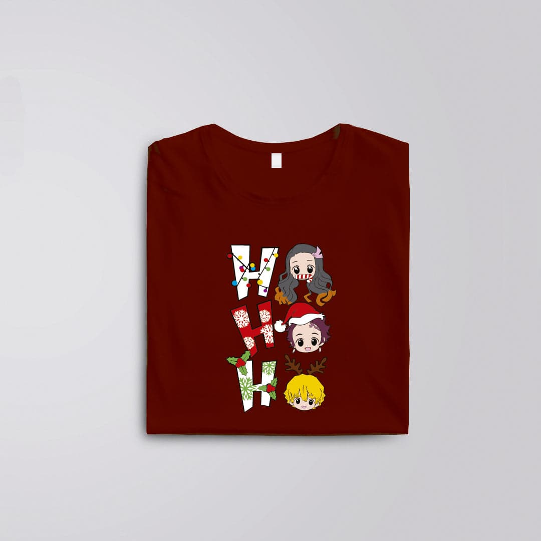 Camisa estampada  tipo T-shirt  DEMON SLYER NAVIDAD — foto 3
