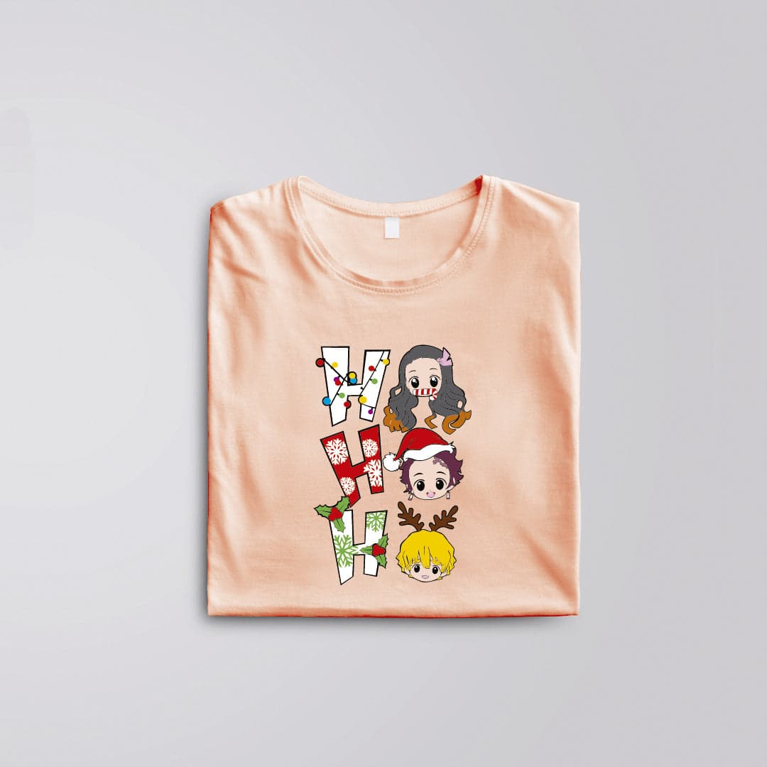 Camisa estampada  tipo T-shirt  DEMON SLYER NAVIDAD — foto 8