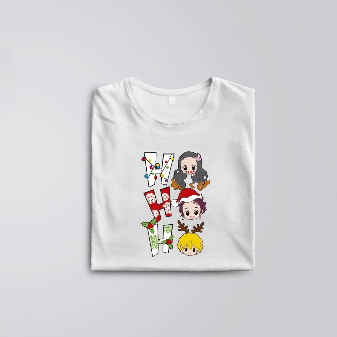 Camisa estampada  tipo T-shirt  DEMON SLYER NAVIDAD — foto 9