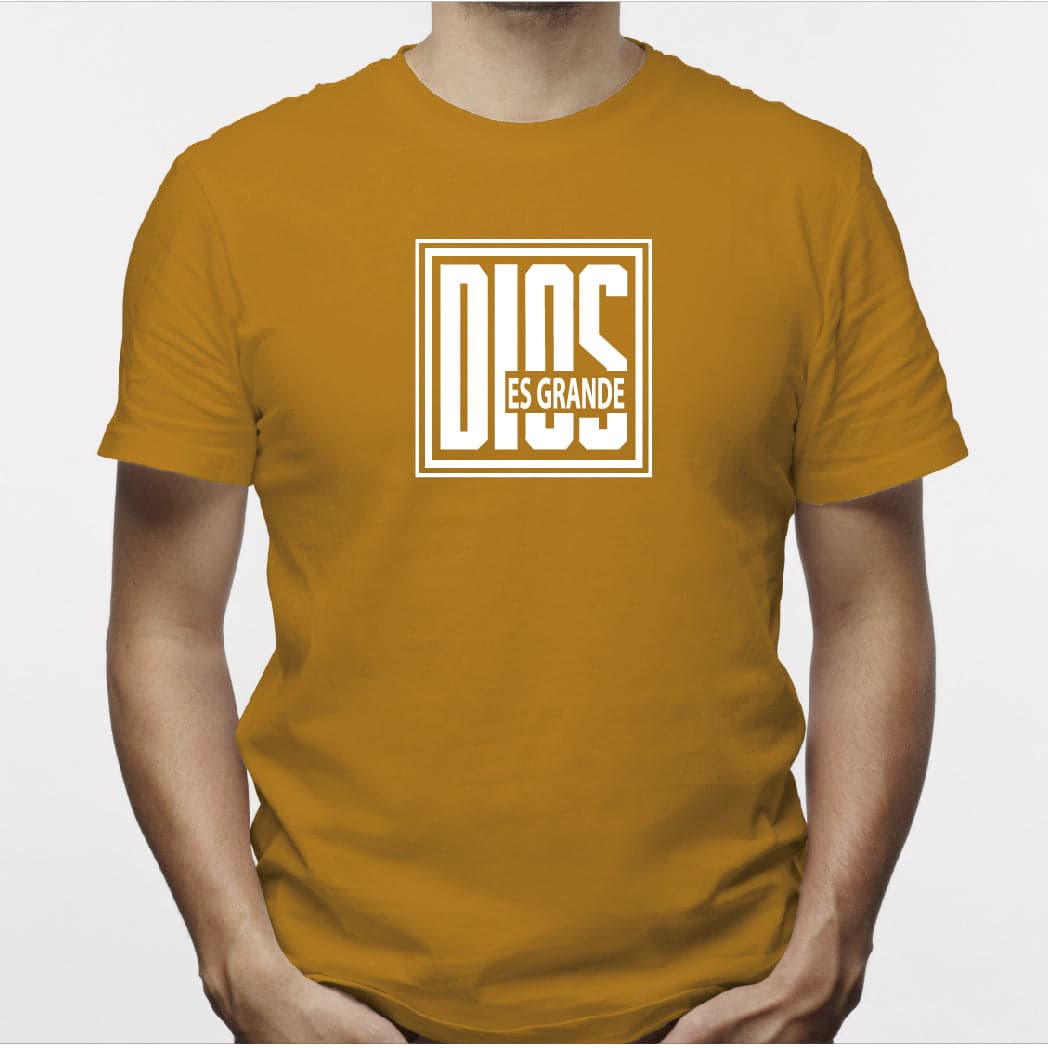 Camiseta estampada hombre T-shirt Dios es Grande — foto 6