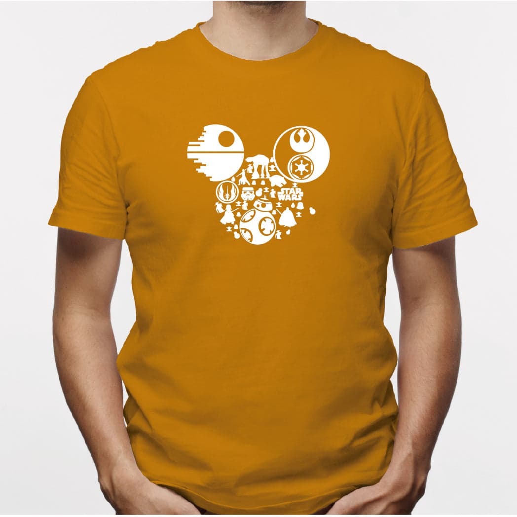 Camisa estampada para hombre  tipo T-shirt Sart Warrs Disney — foto 2