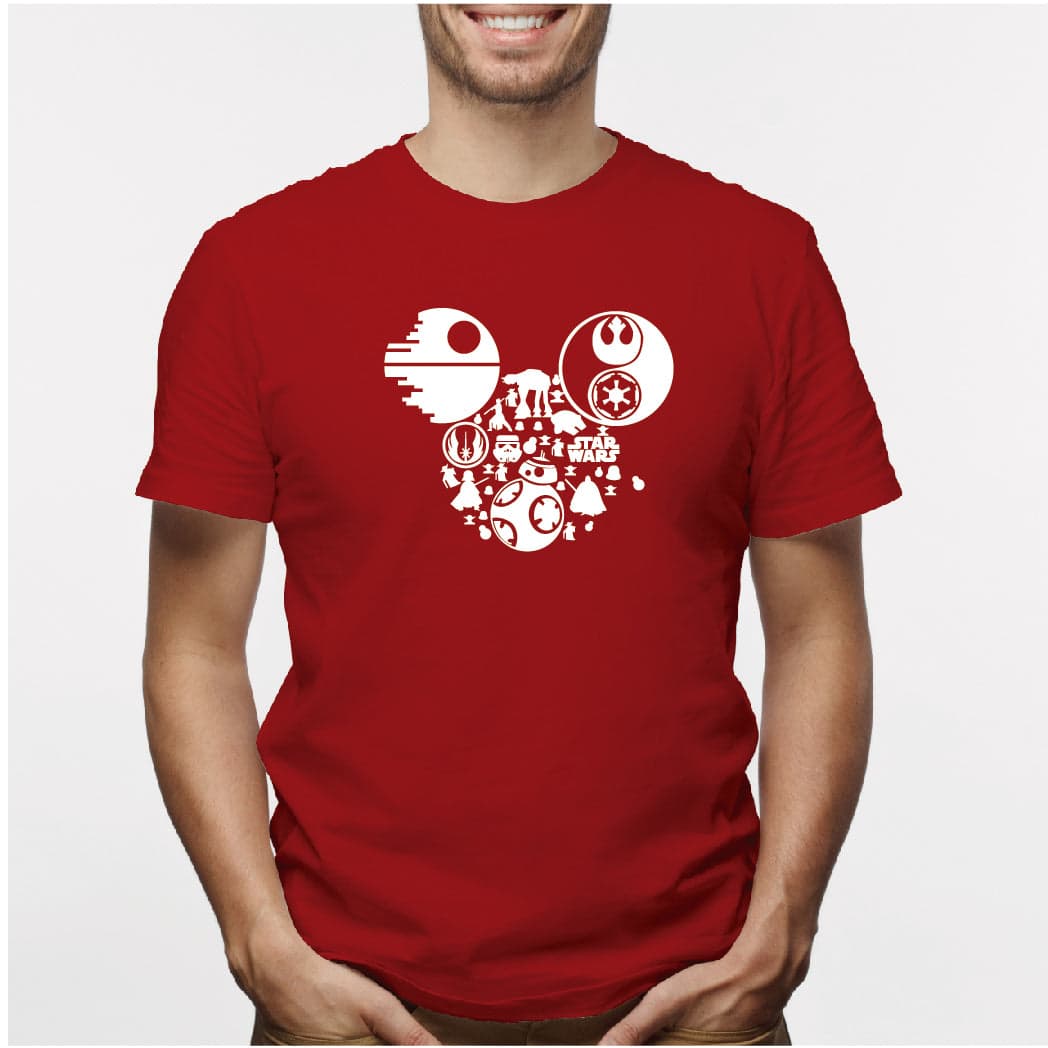 Camisa estampada para hombre  tipo T-shirt Sart Warrs Disney — foto 3