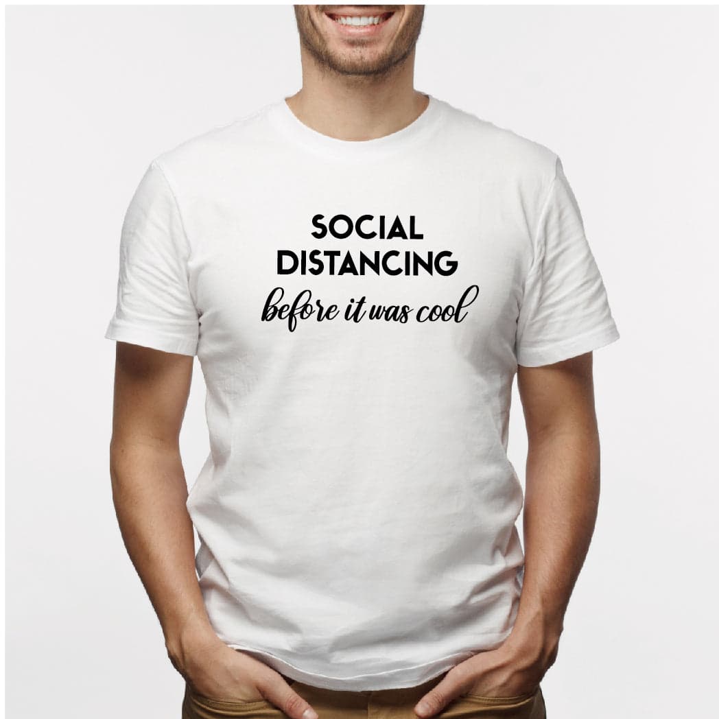 Camisa estampada para hombre  tipo T-shirt Social Distancing — foto 6