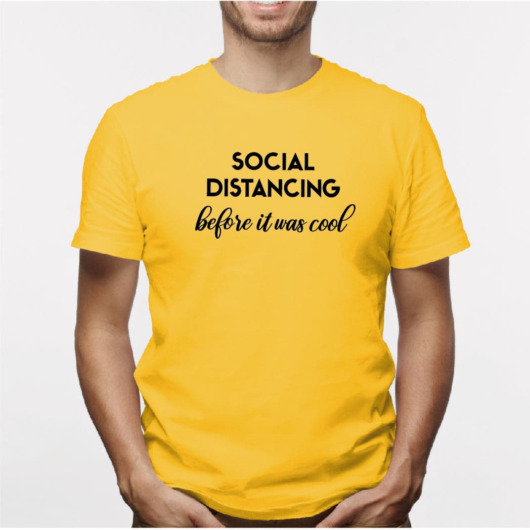 Camisa estampada para hombre  tipo T-shirt Social Distancing — foto 7