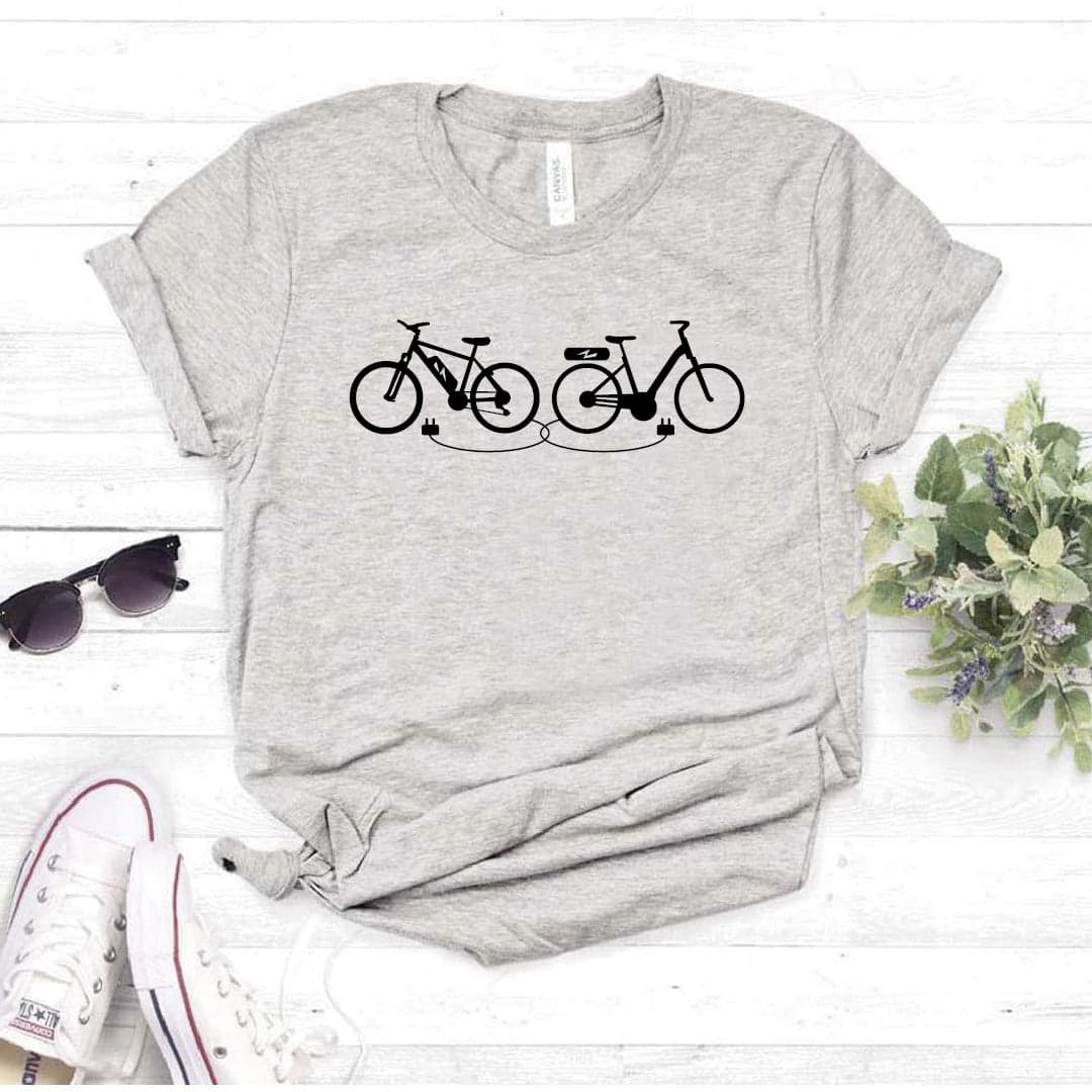 Camisa estampada  tipo T-shirt BICICLETA DOBLE BICICLETA — foto 7