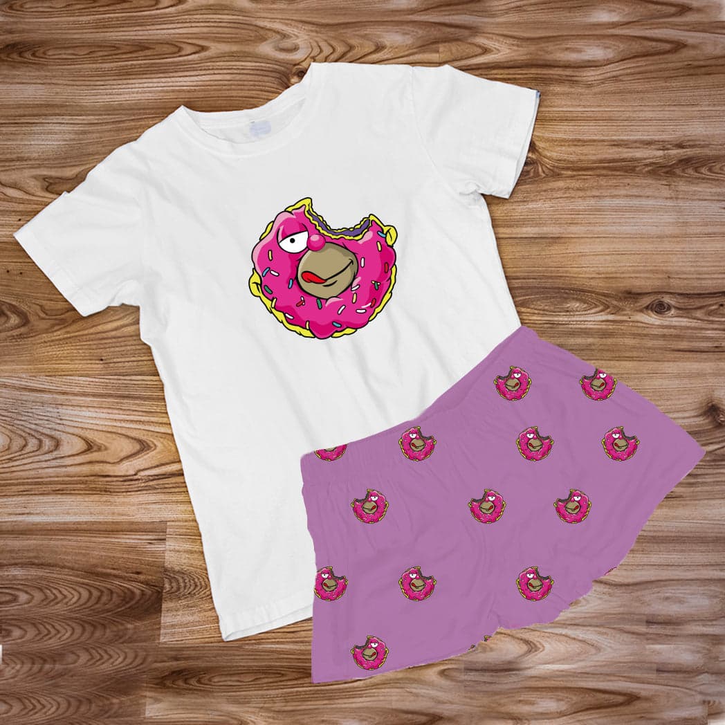 Pijama Estampada en poli algodón de Short DONA HOMERO — foto 1