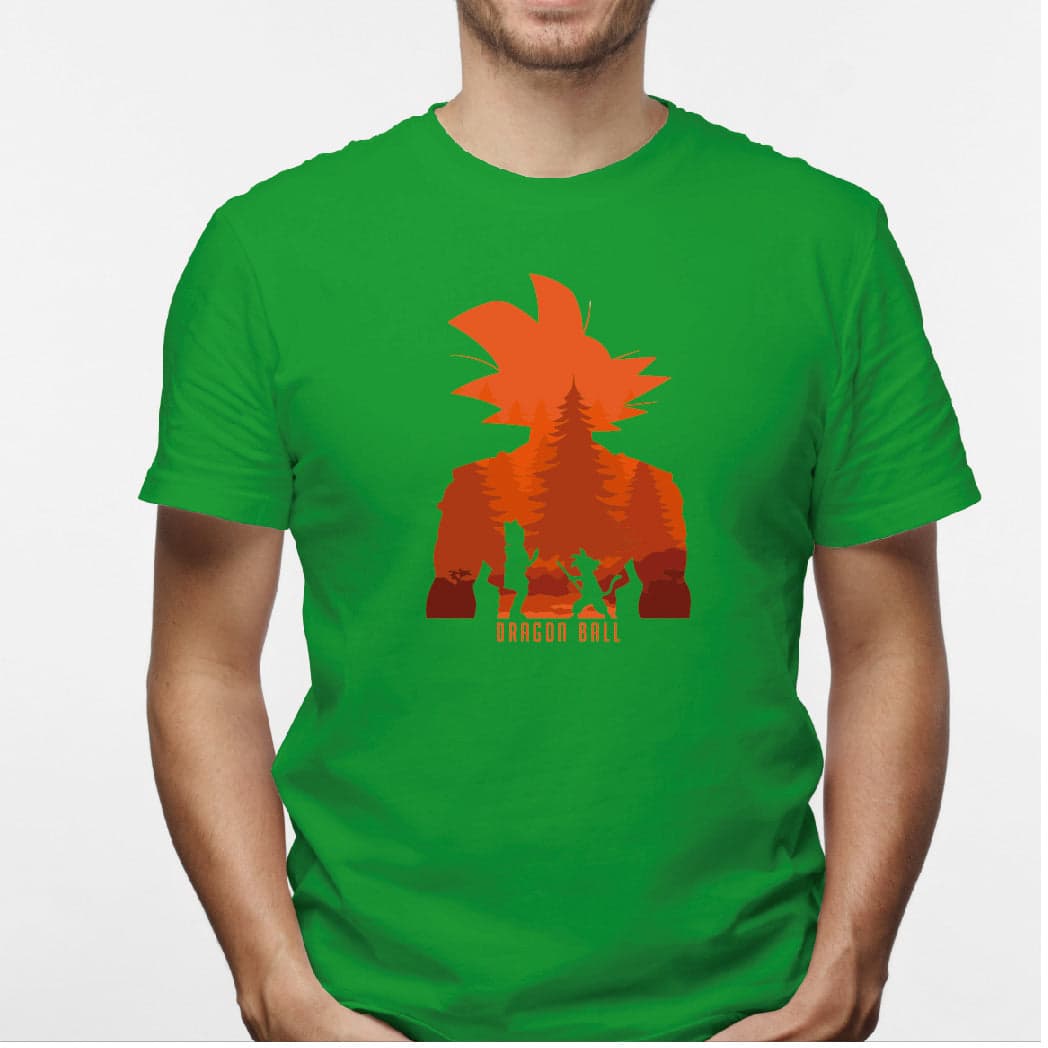 Camisa estampada en algodón para hombre tipo T-shirt dragon ball 2 — foto 1