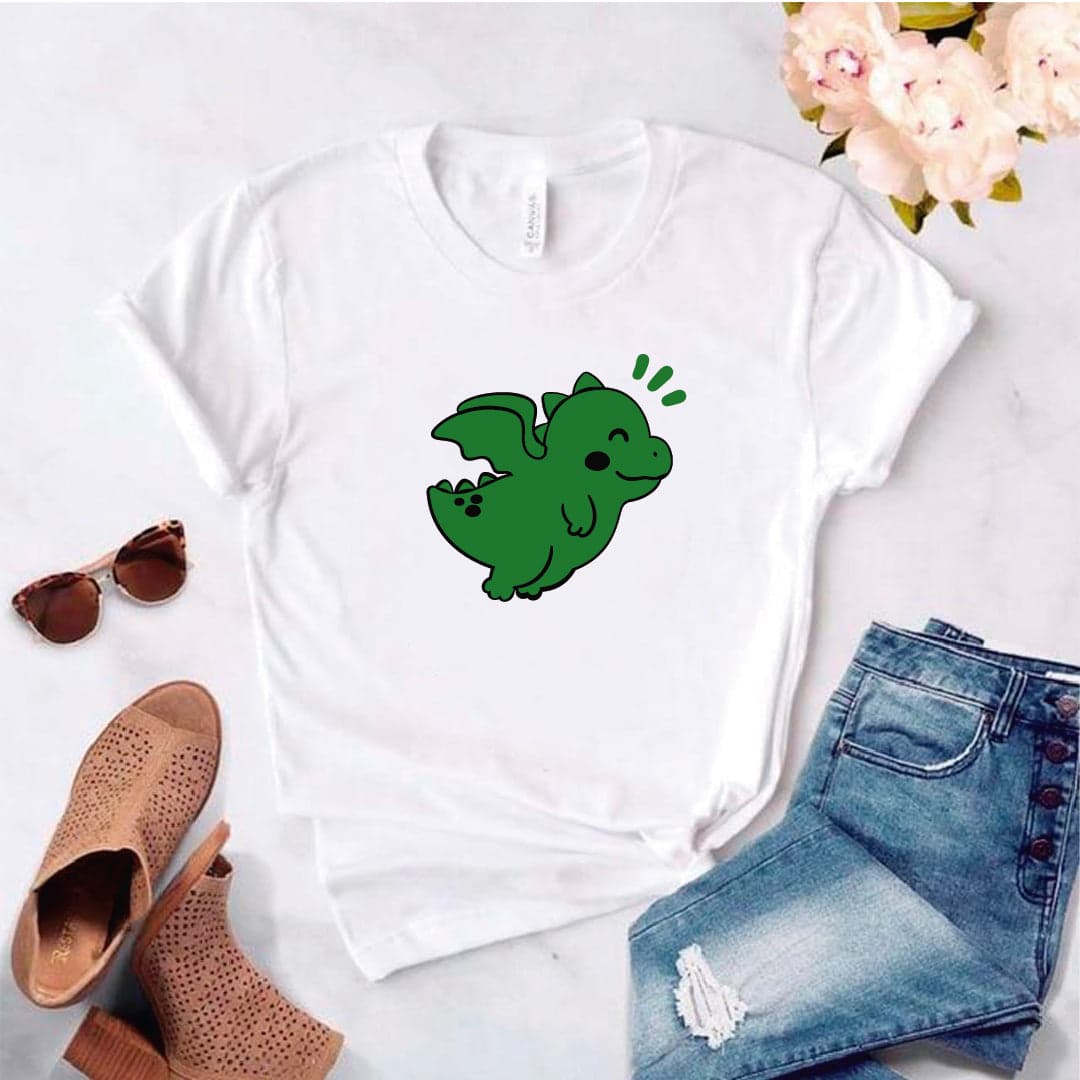 Camisa estampada tipo T- shirt Dragón bebe — foto 1