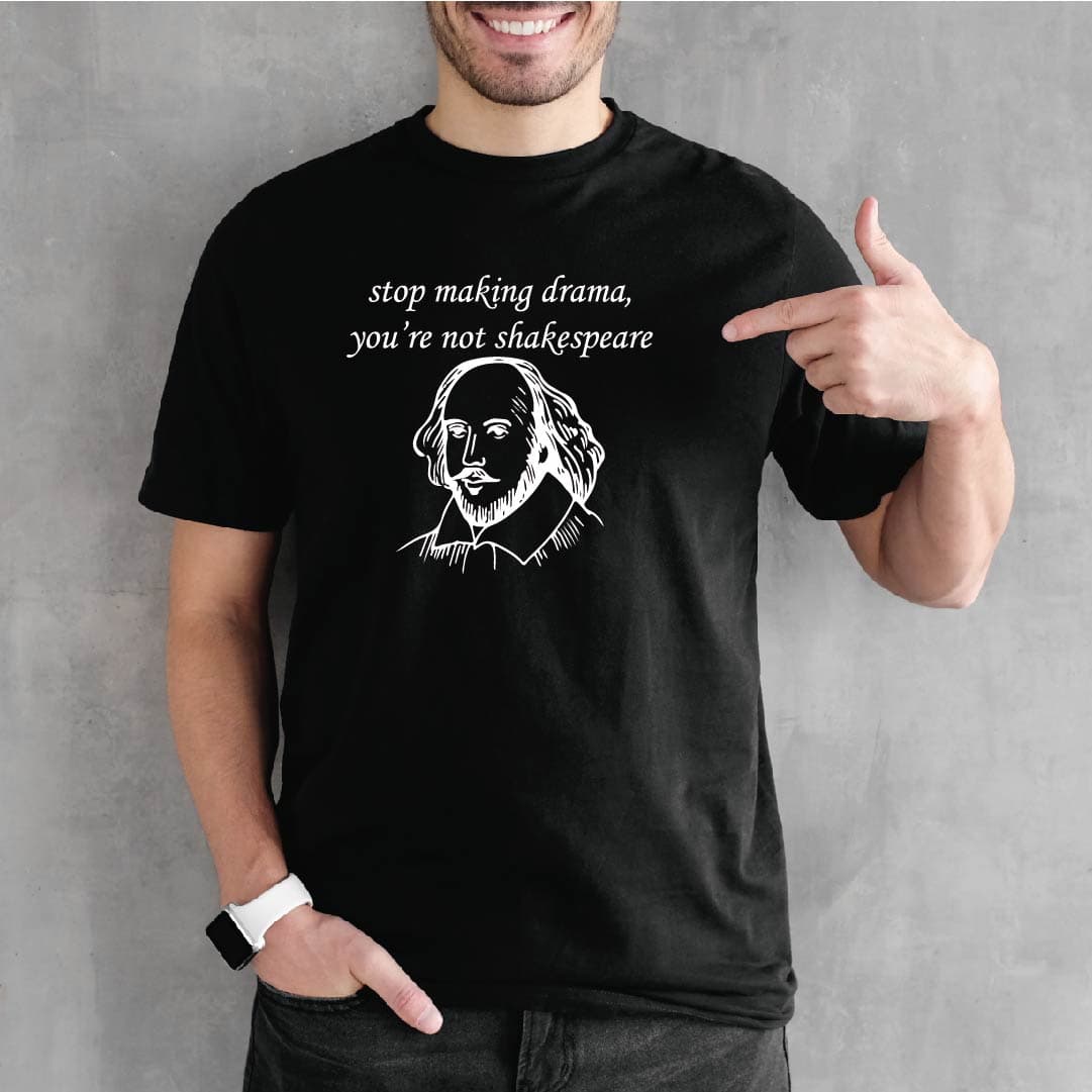 Camisa estampada para hombre  tipo T-shirt DRAMA SHAKESPEARE GRANDE — foto 5
