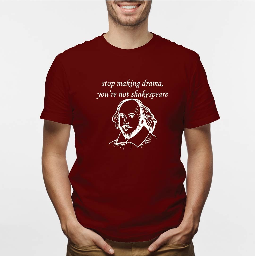 Camisa estampada para hombre  tipo T-shirt DRAMA SHAKESPEARE GRANDE — foto 7