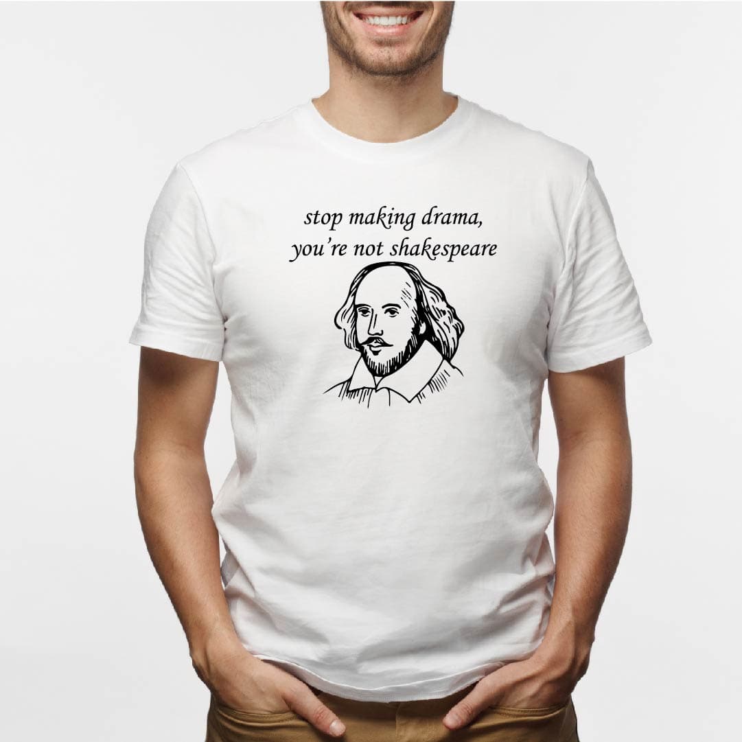 Camisa estampada para hombre  tipo T-shirt DRAMA SHAKESPEARE GRANDE — foto 1