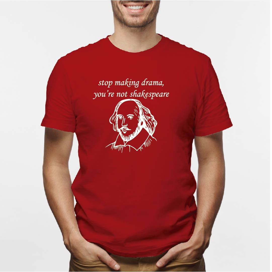 Camisa estampada para hombre  tipo T-shirt DRAMA SHAKESPEARE GRANDE — foto 4