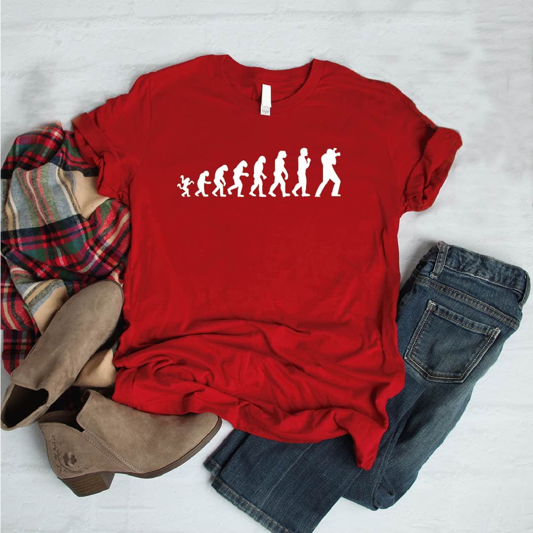 Camisa estampada tipo T- shirt EVOLUCIÓN FOTÓGRAFO — foto 6