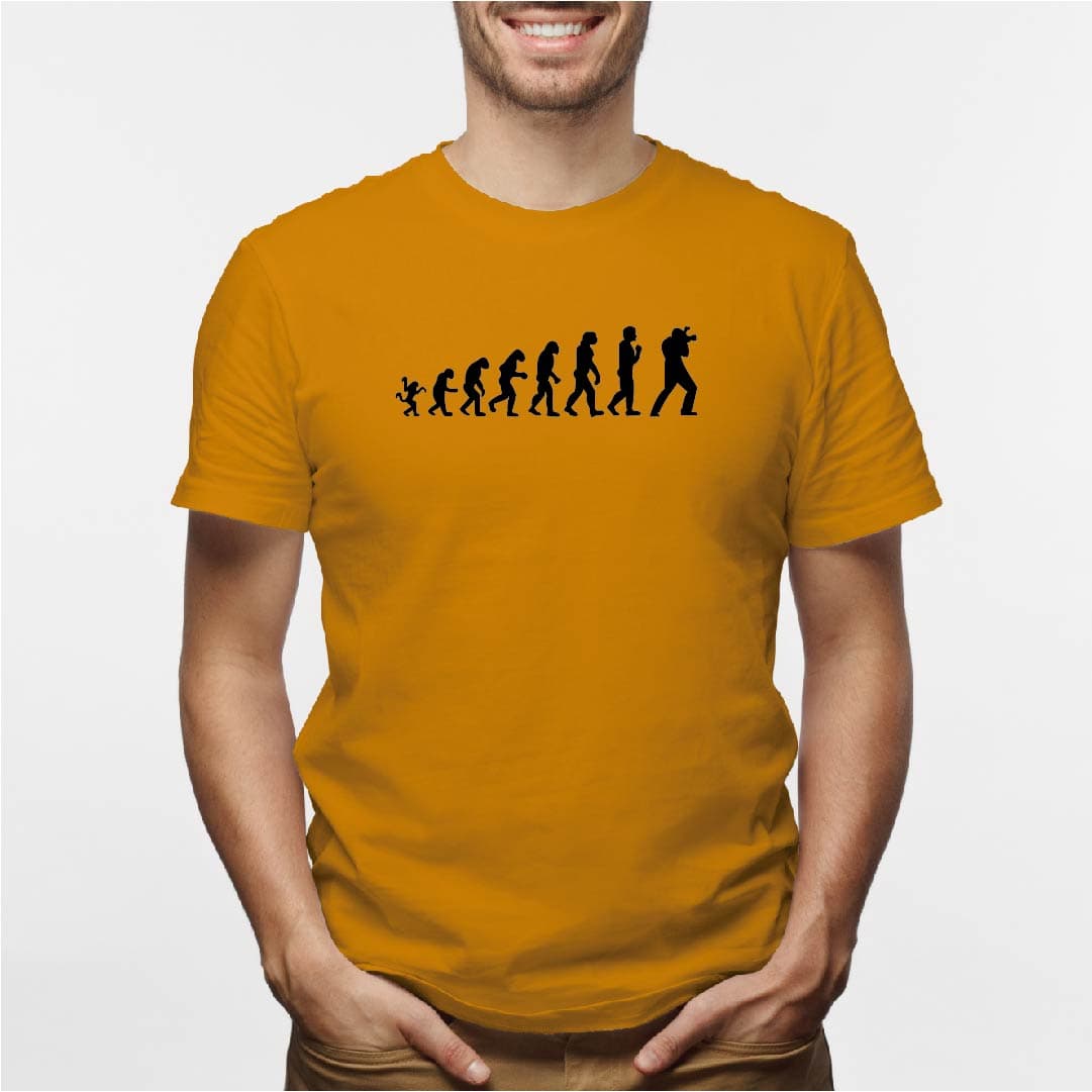 Camisa estampada para hombre  tipo T-shirt EVOLUCION FOTOGRAFO — foto 7