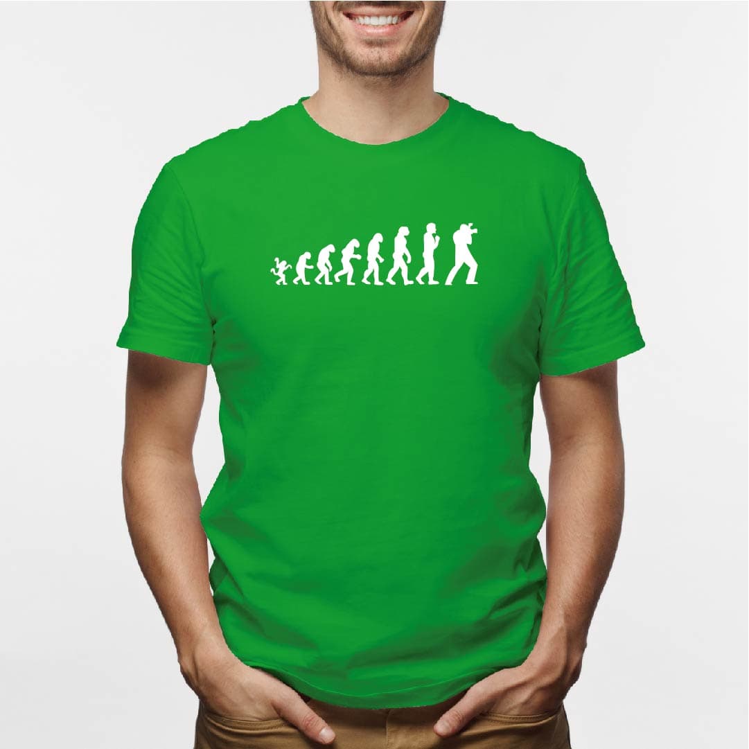 Camisa estampada para hombre  tipo T-shirt EVOLUCION FOTOGRAFO — foto 3