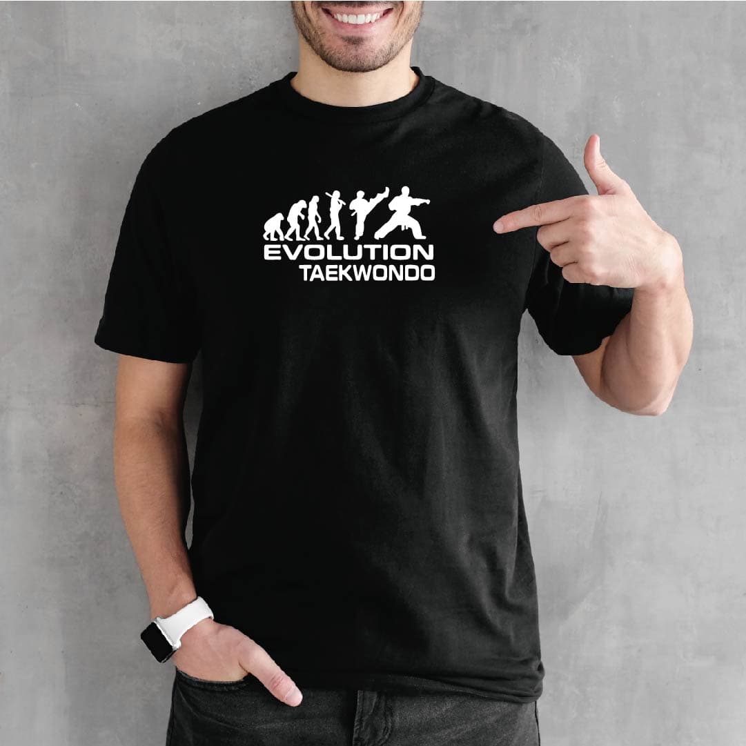 Camisa estampada para hombre  tipo T-shirt EVOLUCION TAEKWONDO — foto 1
