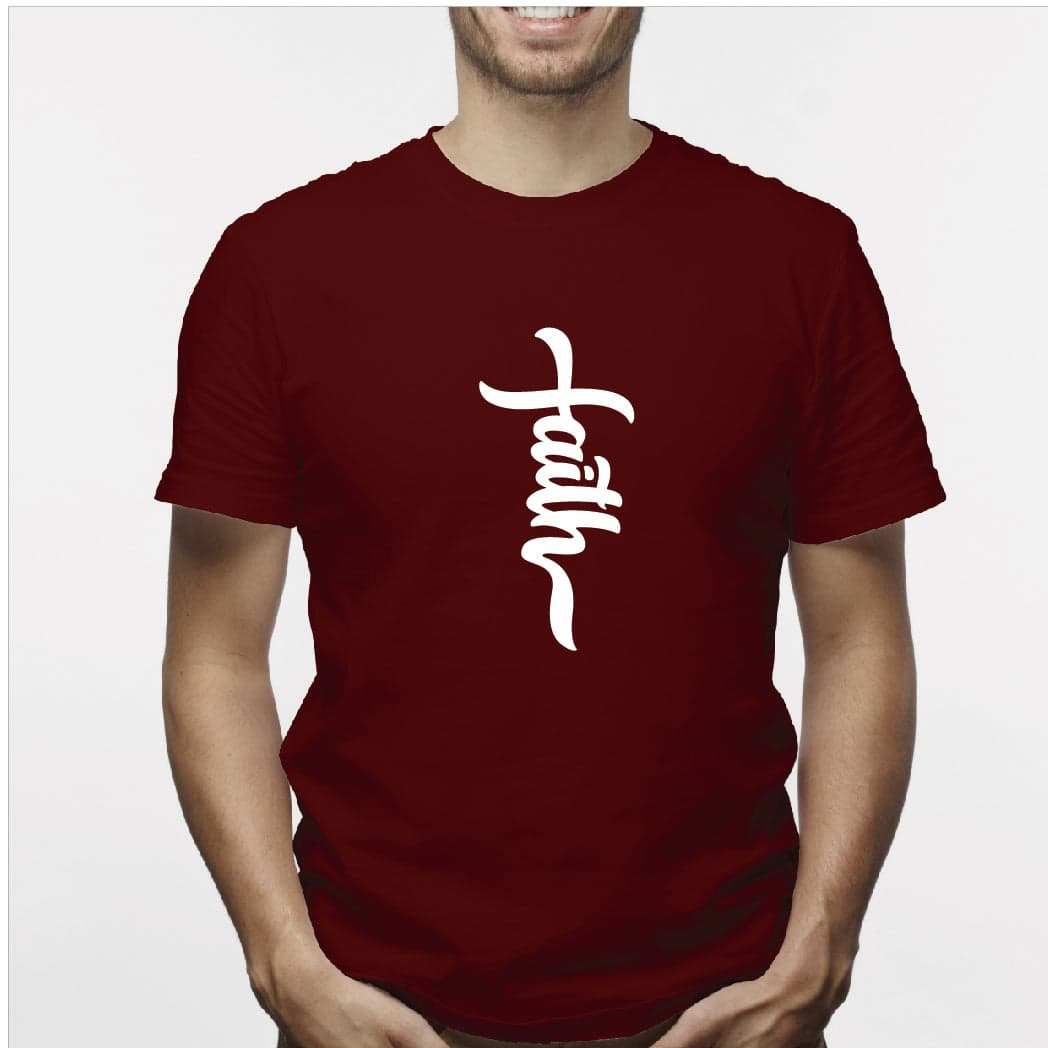 Camiseta estampada hombre T-shirt Faith — foto 2