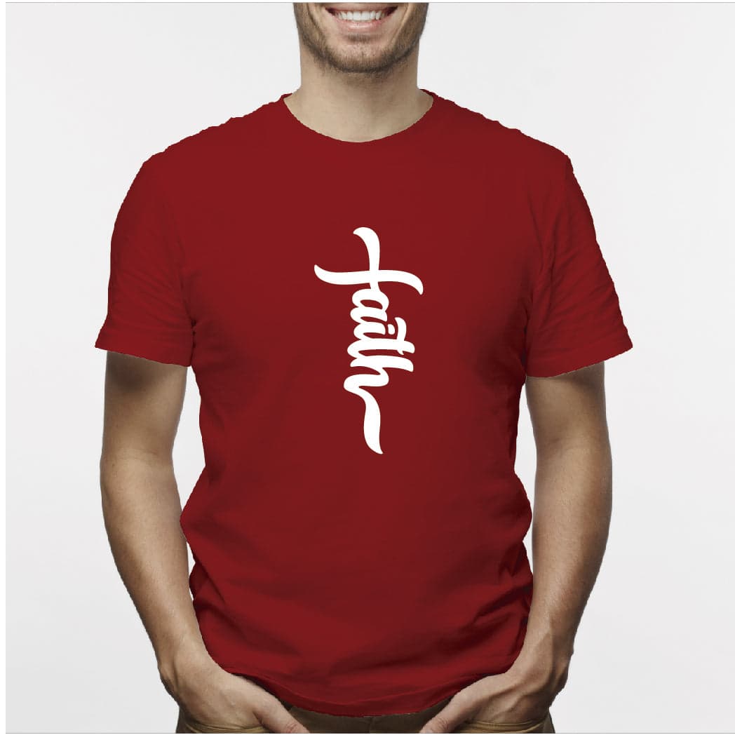 Camiseta estampada hombre T-shirt Faith — foto 4