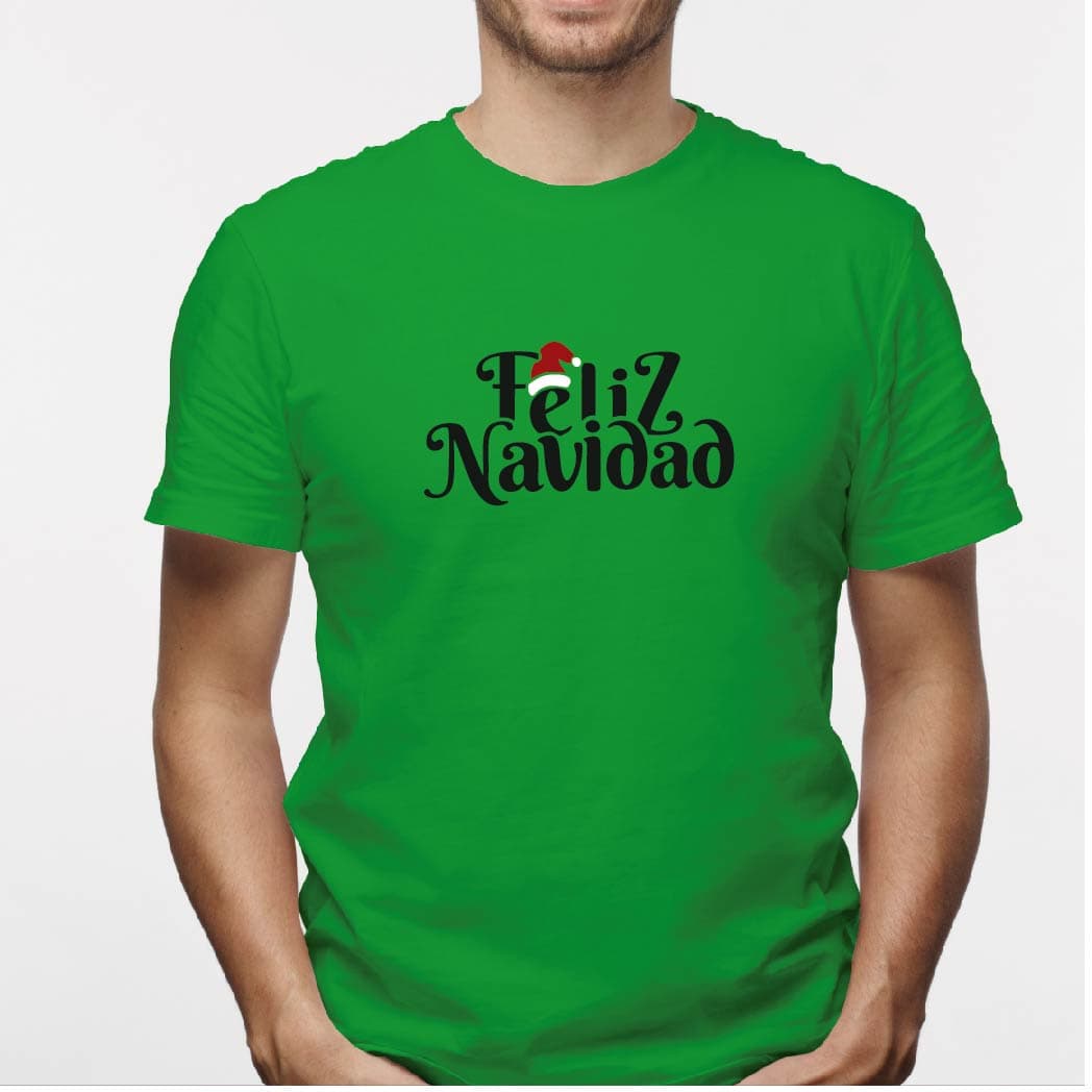 Camisa estampada para hombre  tipo T-shirt (NAVIDAD) feliz navidad — foto 2