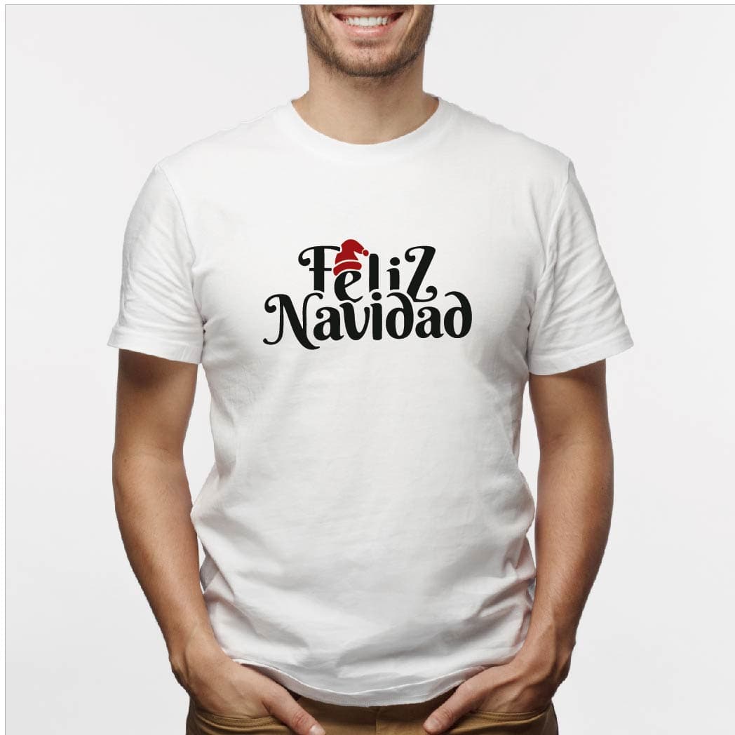 Camisa estampada para hombre  tipo T-shirt (NAVIDAD) feliz navidad — foto 3