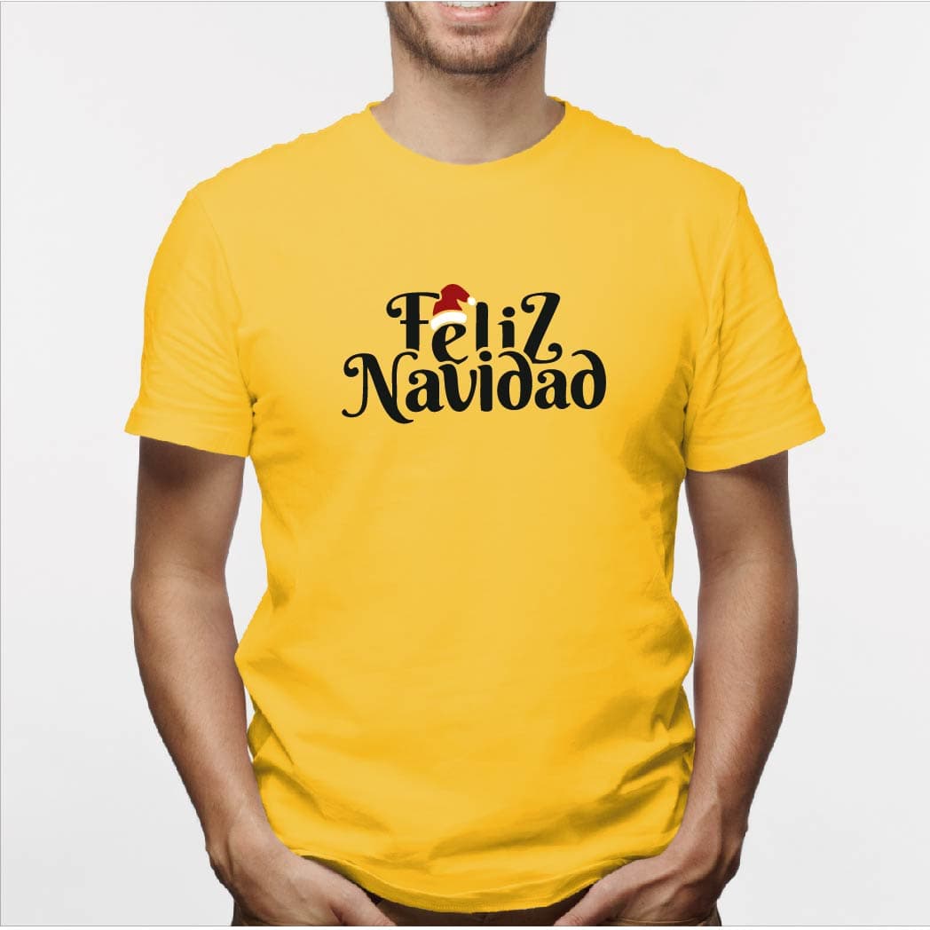 Camisa estampada para hombre  tipo T-shirt (NAVIDAD) feliz navidad — foto 4