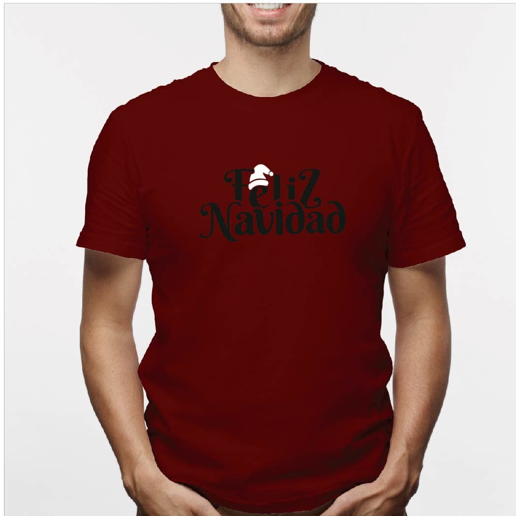 Camisa estampada para hombre  tipo T-shirt (NAVIDAD) feliz navidad — foto 5