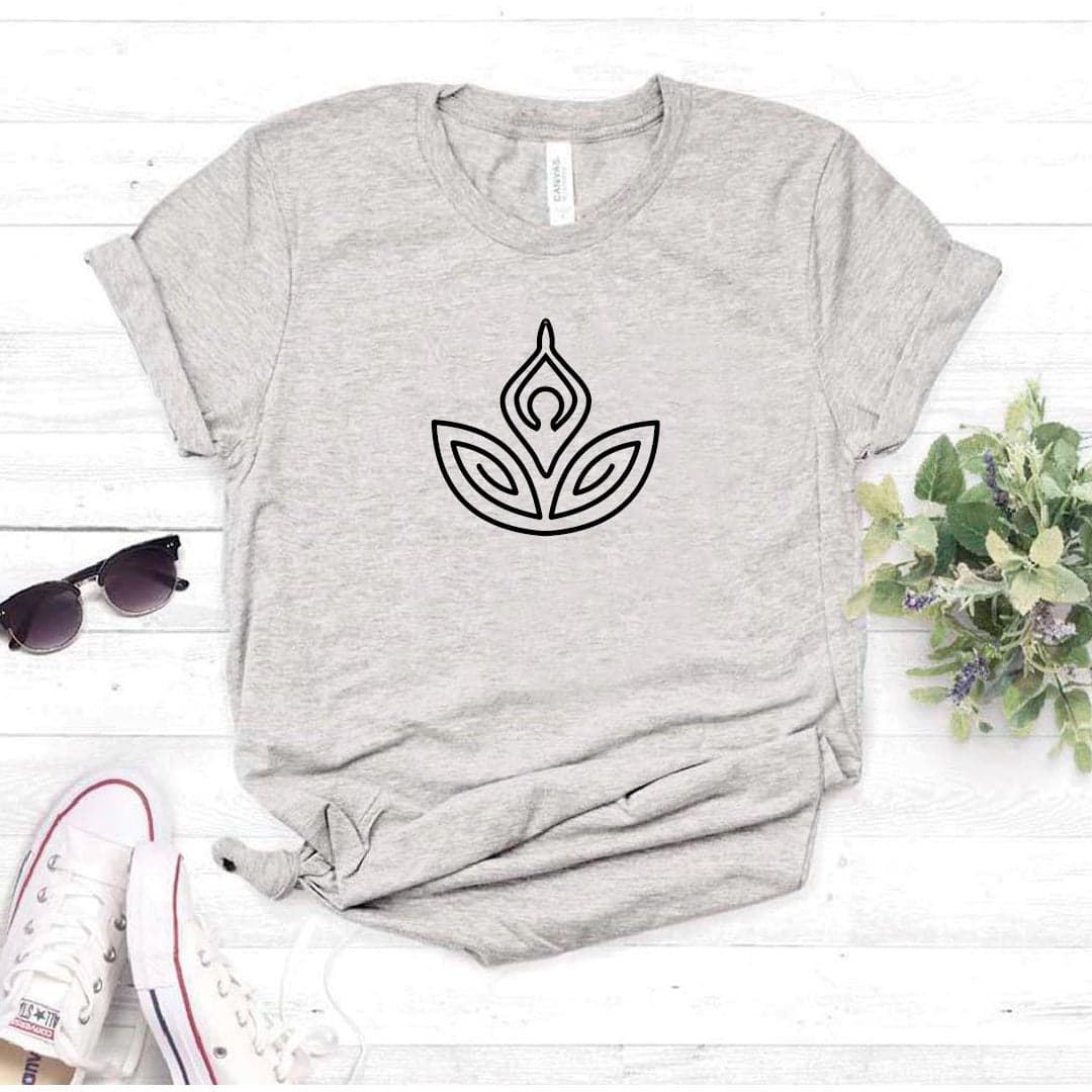 Camisa estampada tipo T- shirt Flor Yoga — foto 2