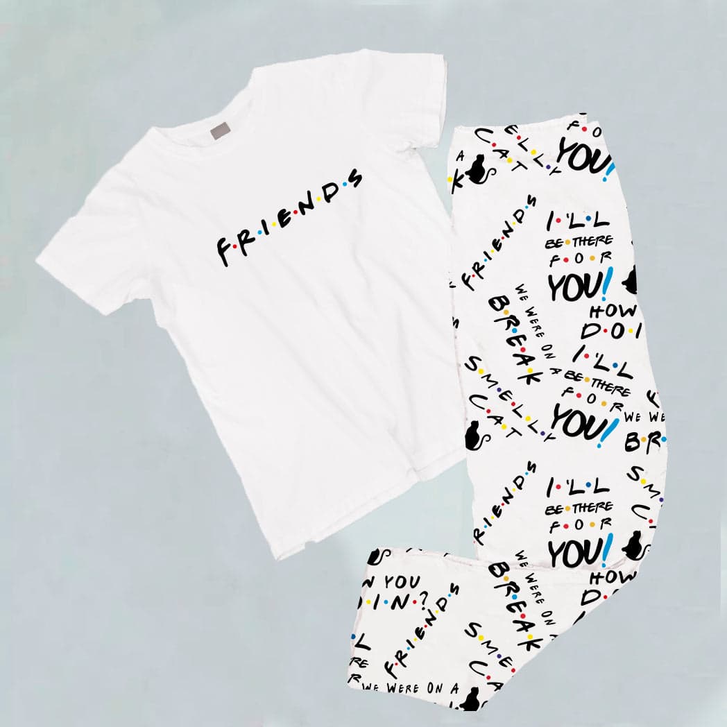 Pijama estampada de pantalón Largo friends — foto 1