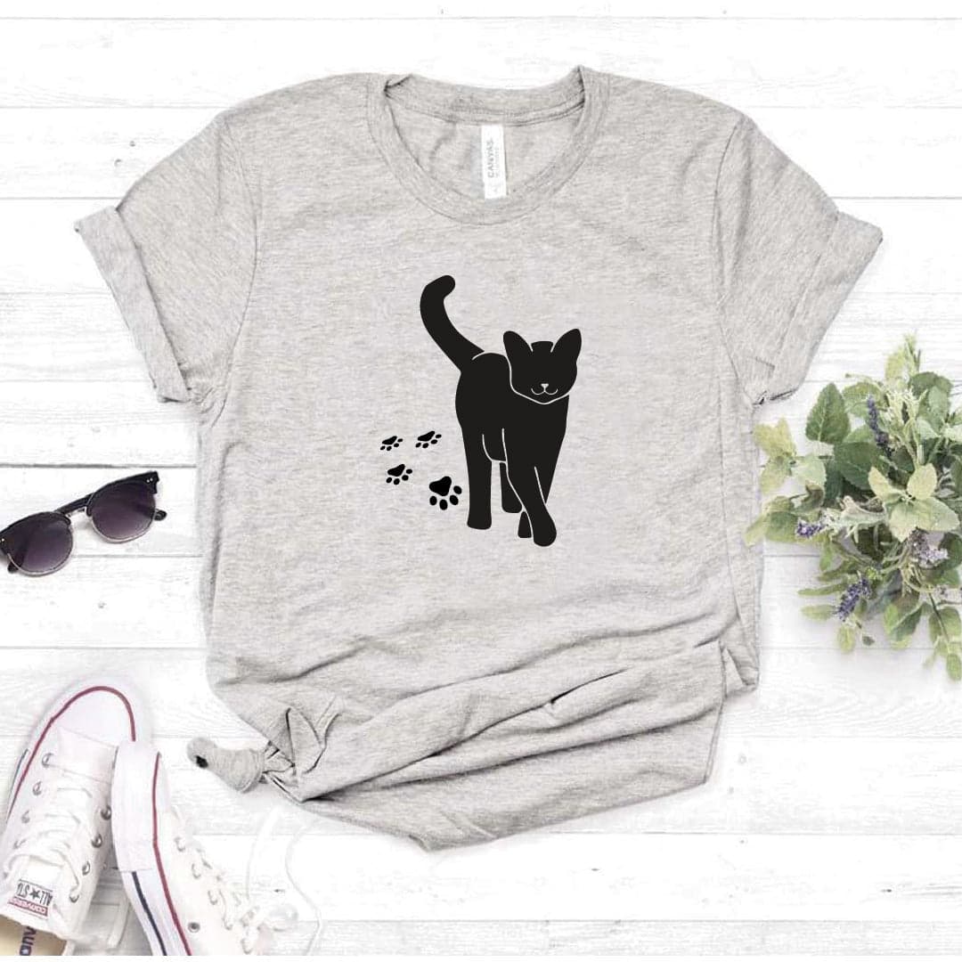 Camisa estampada  tipo T-shirt Gatico Caminando — foto 1