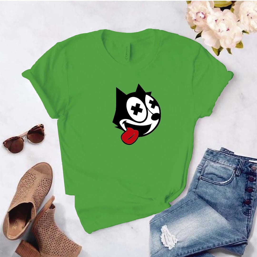 Camisa estampada  tipo T-shirt  gato felix — foto 5